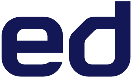 ed logo white CMYK